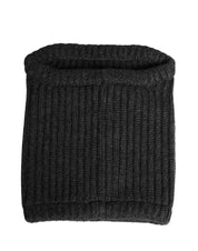 Dolce & Gabbana Black Cashmere Neck Warmer Hat