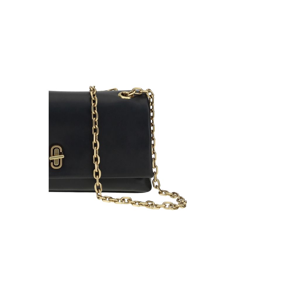 Marc Jacobs Black Calf Leather Shoulder Bag