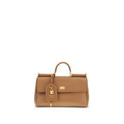 Dolce & Gabbana Beige Calf Leather Shoulder Bag