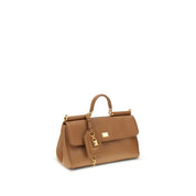Dolce & Gabbana Beige Calf Leather Shoulder Bag