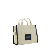 Marc Jacobs Beige Cotton The Medium Tote Handbag
