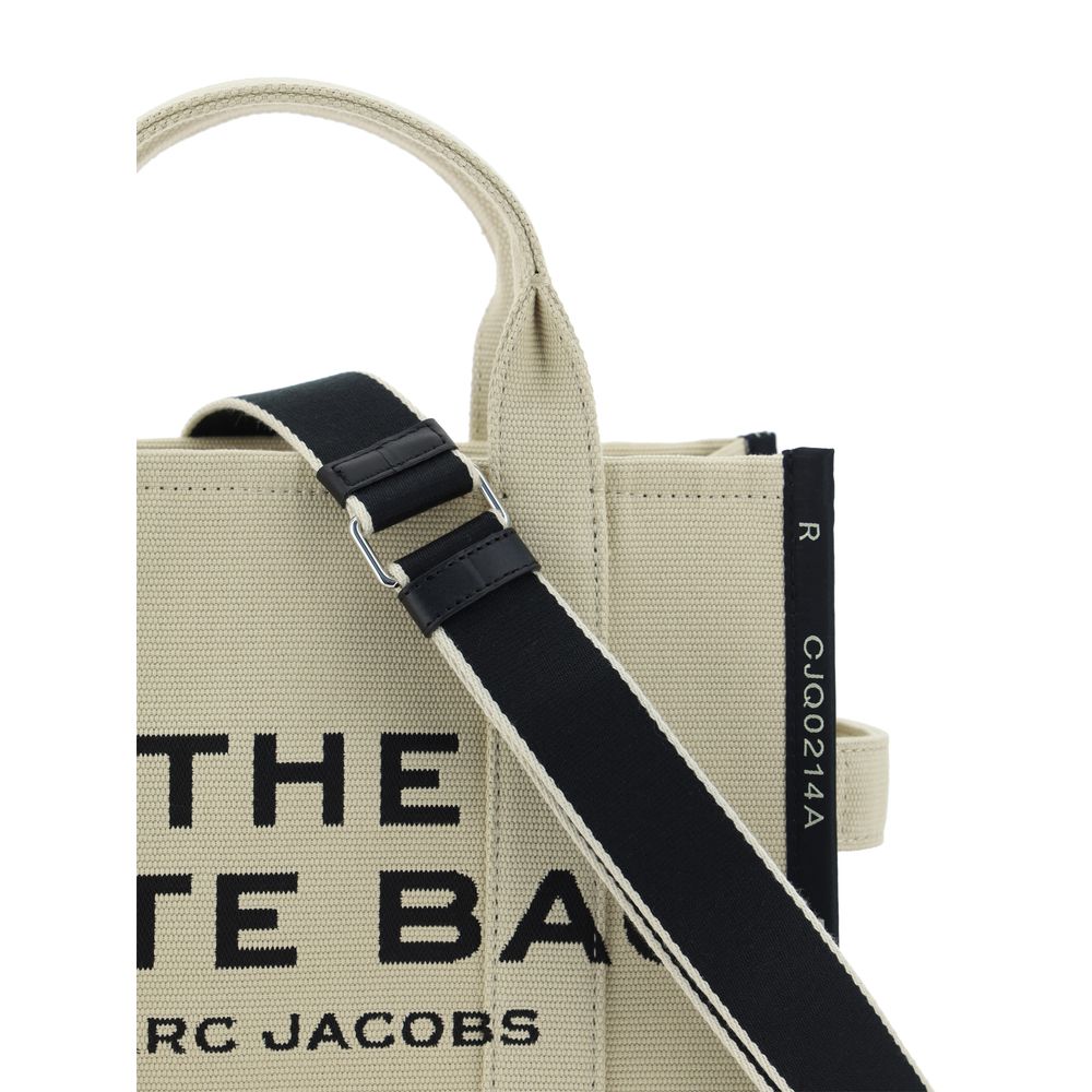 Marc Jacobs Beige Cotton The Medium Tote Handbag