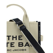 Marc Jacobs Beige Cotton The Medium Tote Handbag
