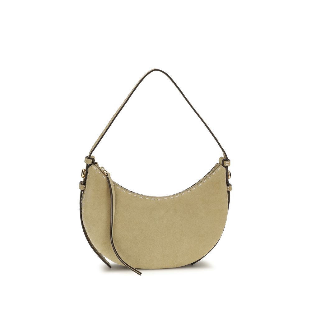 Tory Burch Beige Calf Leather Suede Shoulder Bag