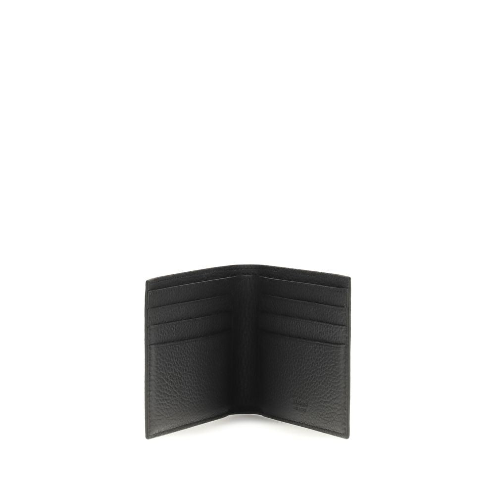 Ferragamo Black Calf Leather Wallet