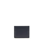 Ferragamo Blue Calf Leather Card Holder