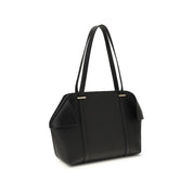 Ferragamo Black Calf Leather Shoulder Bag