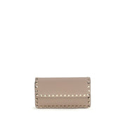 Valentino Garavani Beige Calf Leather Wallet Bag
