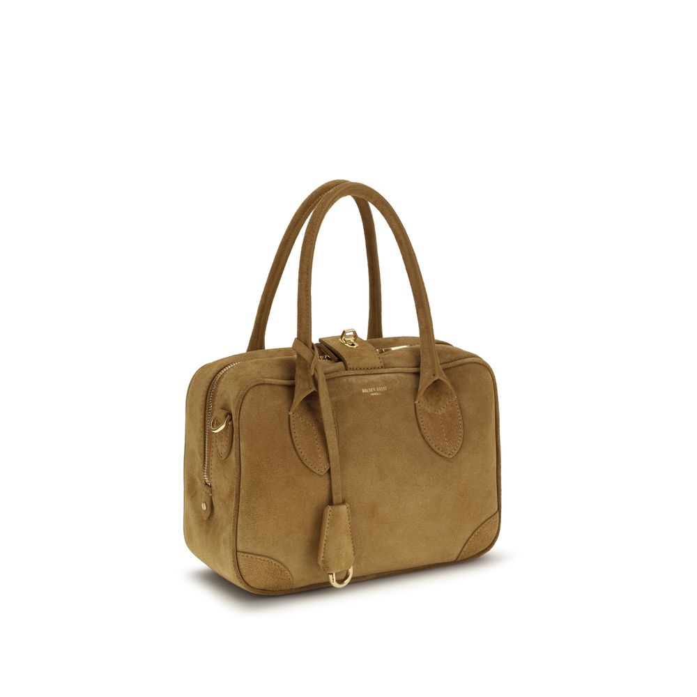 Golden Goose Beige Calf Leather Shoulder Bag