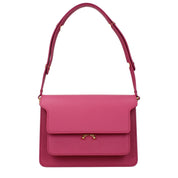 Marni Fuchsia Leather Shoulder Bag