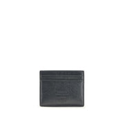 PINKO Gray Calf Leather Card Holder