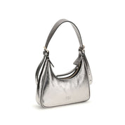 PINKO Silver Leather Shoulder Bag