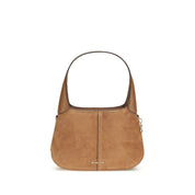 Michael Kors Beige Calf Leather Suede Shoulder Bag