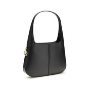 Michael Kors Black Calf Leather Shoulder Bag