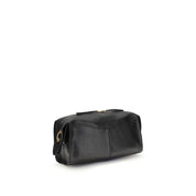 Balmain Black Calf Leather Shoulder Bag