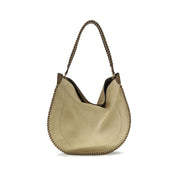 Isabel Marant Beige Calf Leather Shoulder Bag