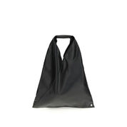 MM6 Maison Margiela Black Faux Leather Handbag