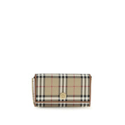 Burberry Beige Polyethylene Chain Wallet