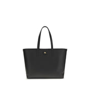 Burberry Black Calf Leather Reversible Tote Bag