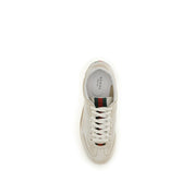 Gucci Black Calf Leather Low Top Sneakers