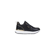 Guess Black Polyurethane Low Top Sneakers