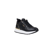 Guess Black Polyurethane Low Top Sneakers