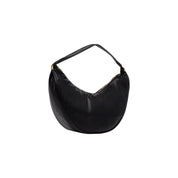 Calvin Klein Black Polyurethane Crescent Handbag