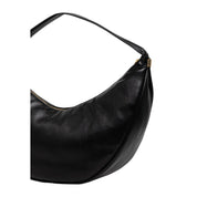 Calvin Klein Black Polyurethane Crescent Handbag