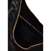 Calvin Klein Black Polyurethane Crescent Handbag