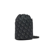 Calvin Klein Black Recycled Polyester Bucket Bag