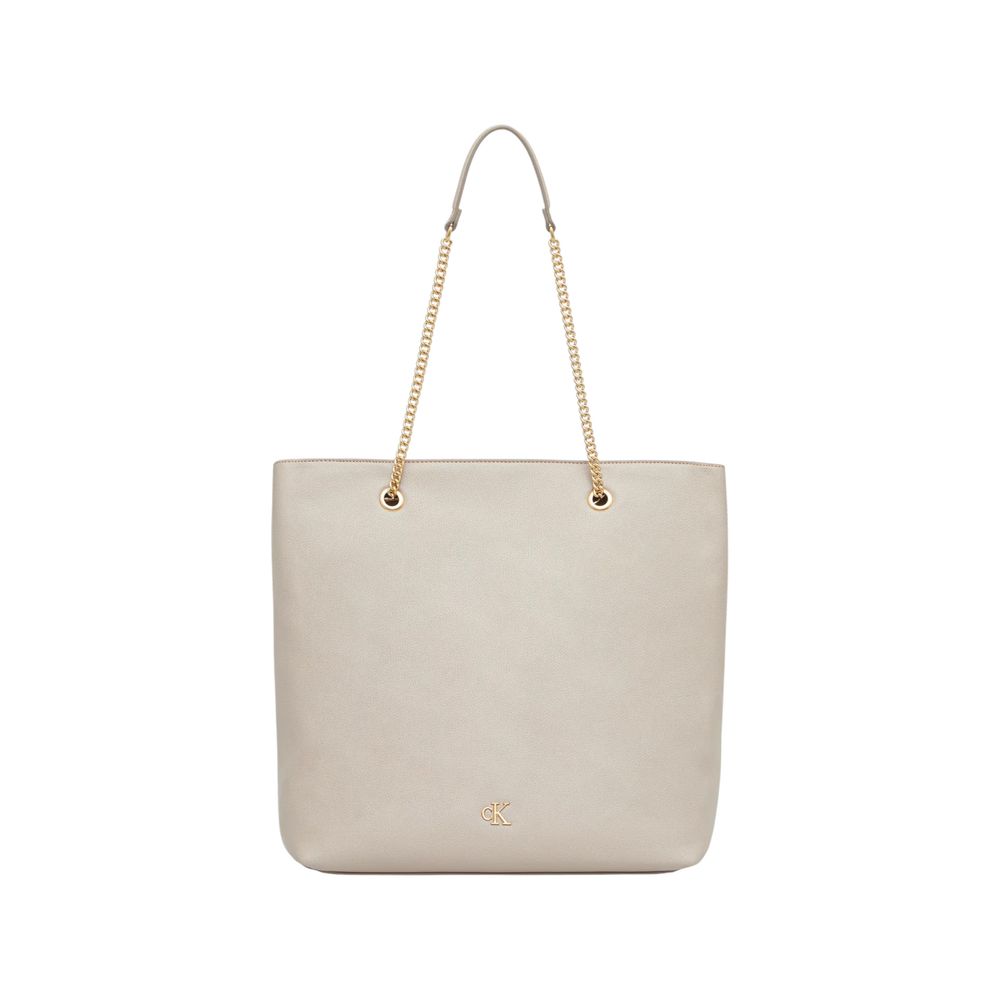 Calvin Klein Beige Polyurethane Handbag