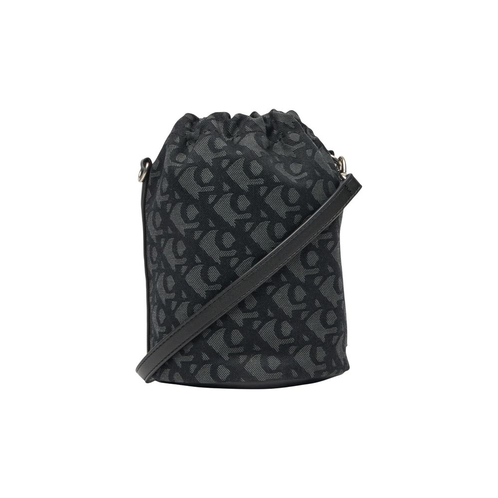 Calvin Klein Black Recycled Polyester Bucket Bag