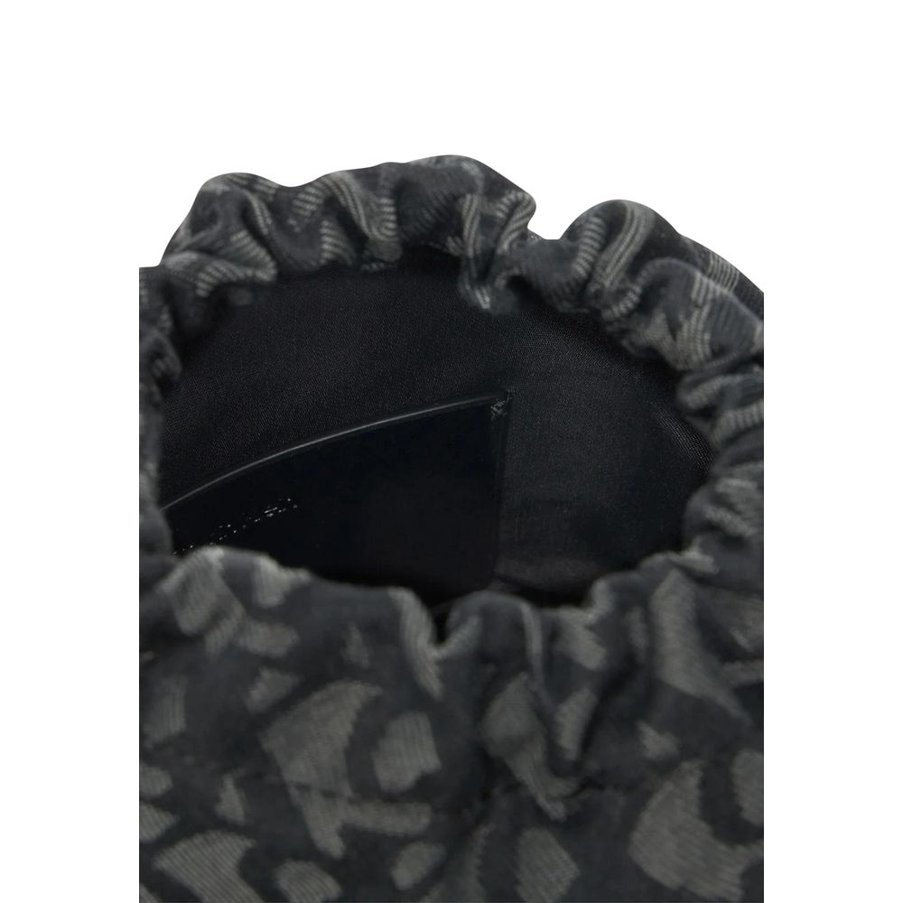 Calvin Klein Black Recycled Polyester Bucket Bag