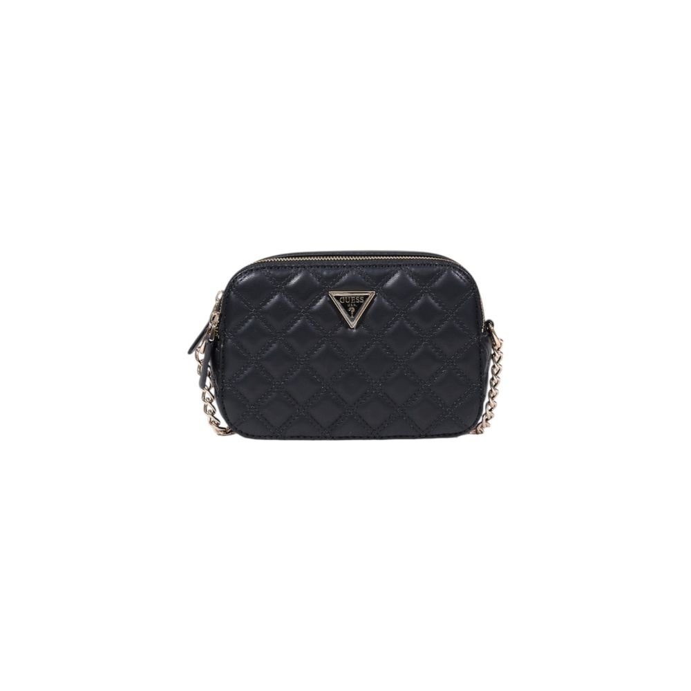 Guess Black Polyurethane Camera Bag