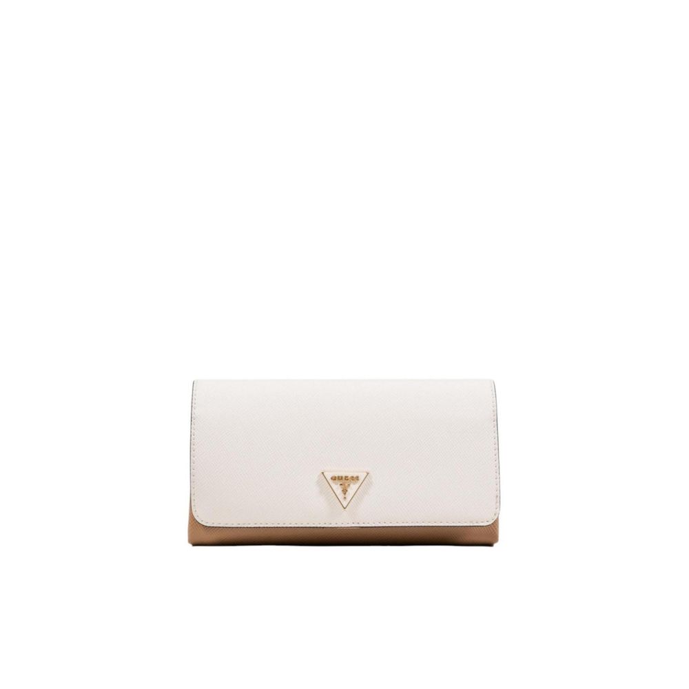 Guess Beige Polyurethane Clutch Bag
