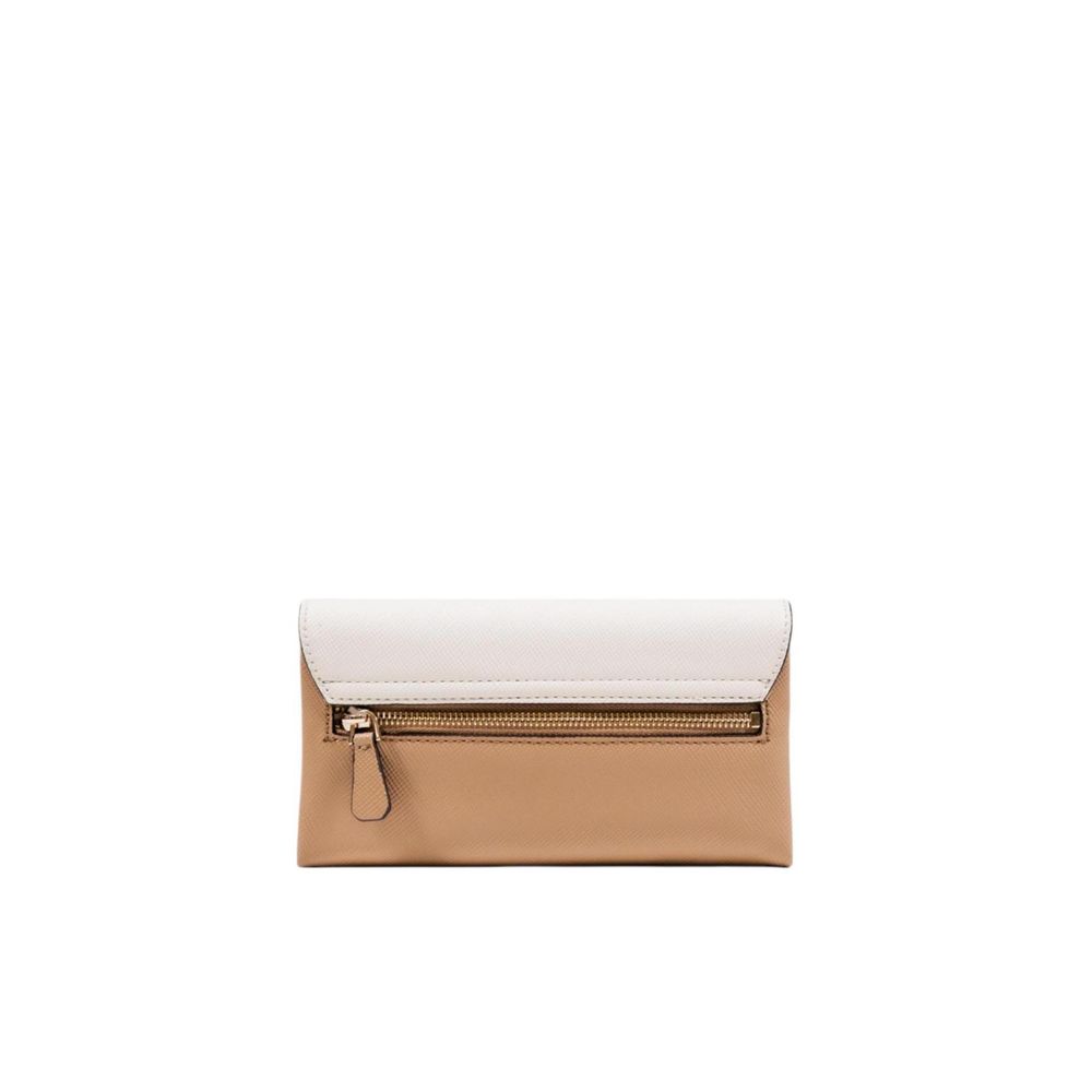 Guess Beige Polyurethane Clutch Bag