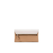 Guess Beige Polyurethane Clutch Bag