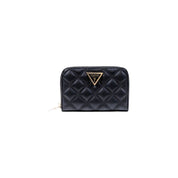 Guess Black Polyurethane Medium Wallet
