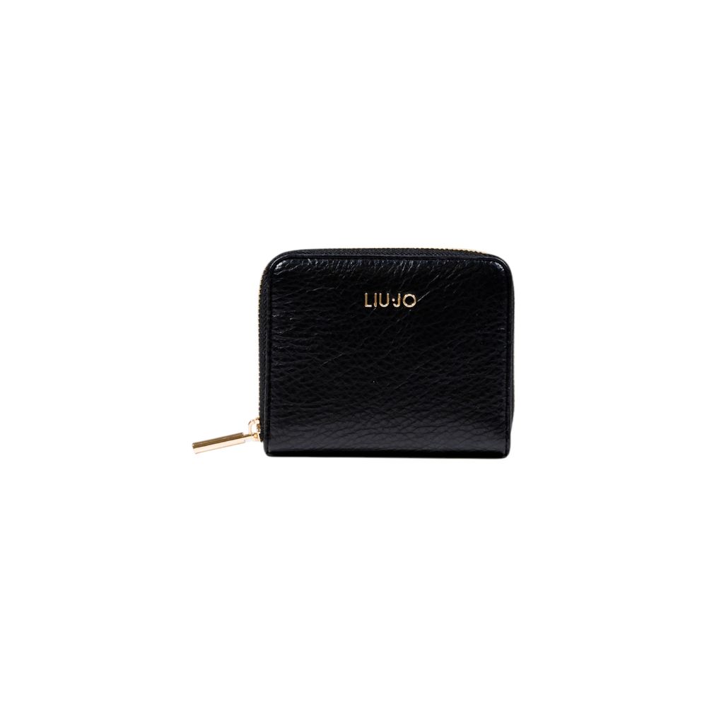Liu Jo Black Polyurethane Small Wallet