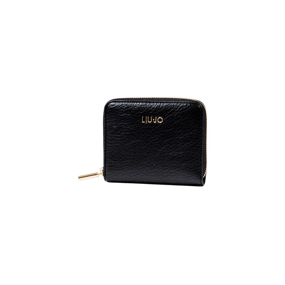 Liu Jo Black Polyurethane Small Wallet
