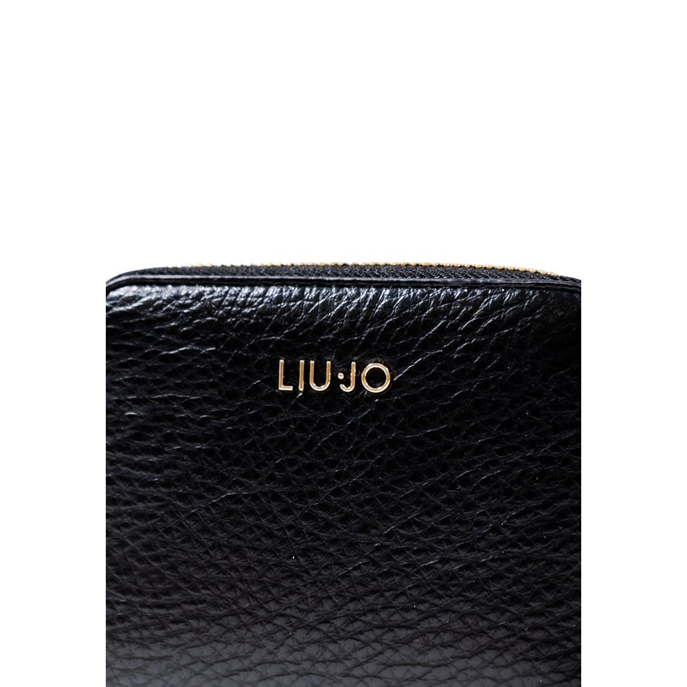 Liu Jo Black Polyurethane Small Wallet
