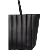 Tommy Hilfiger Black Polyurethane Tote Bag