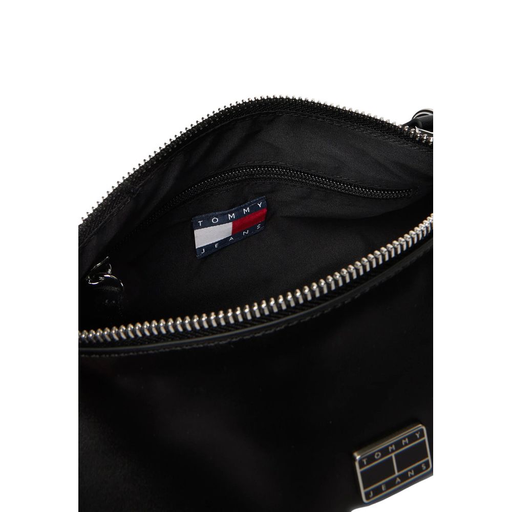 Tommy Hilfiger Jeans Black Eco-Leather Shoulder Bag