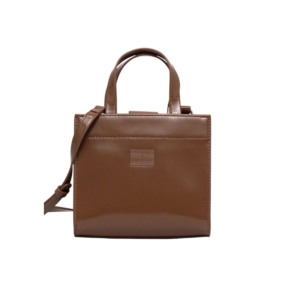 Tommy Hilfiger Jeans Beige Polyurethane Mini Tote
