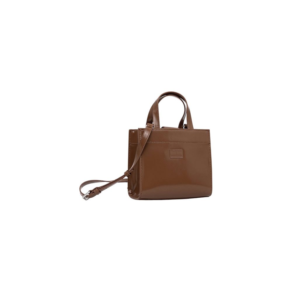 Tommy Hilfiger Jeans Beige Polyurethane Mini Tote