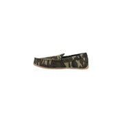 Ralph Lauren Green Camouflage Textile Slippers