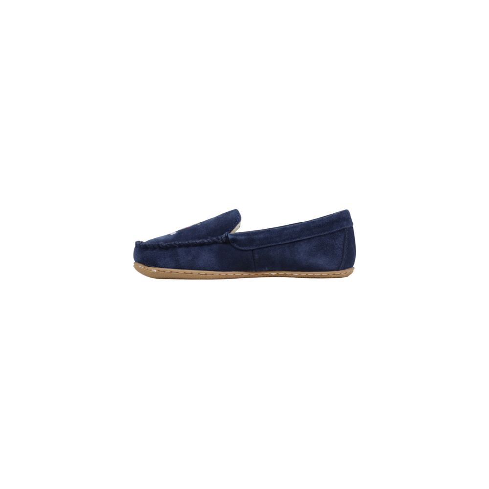 Ralph Lauren Blue Suede Slippers