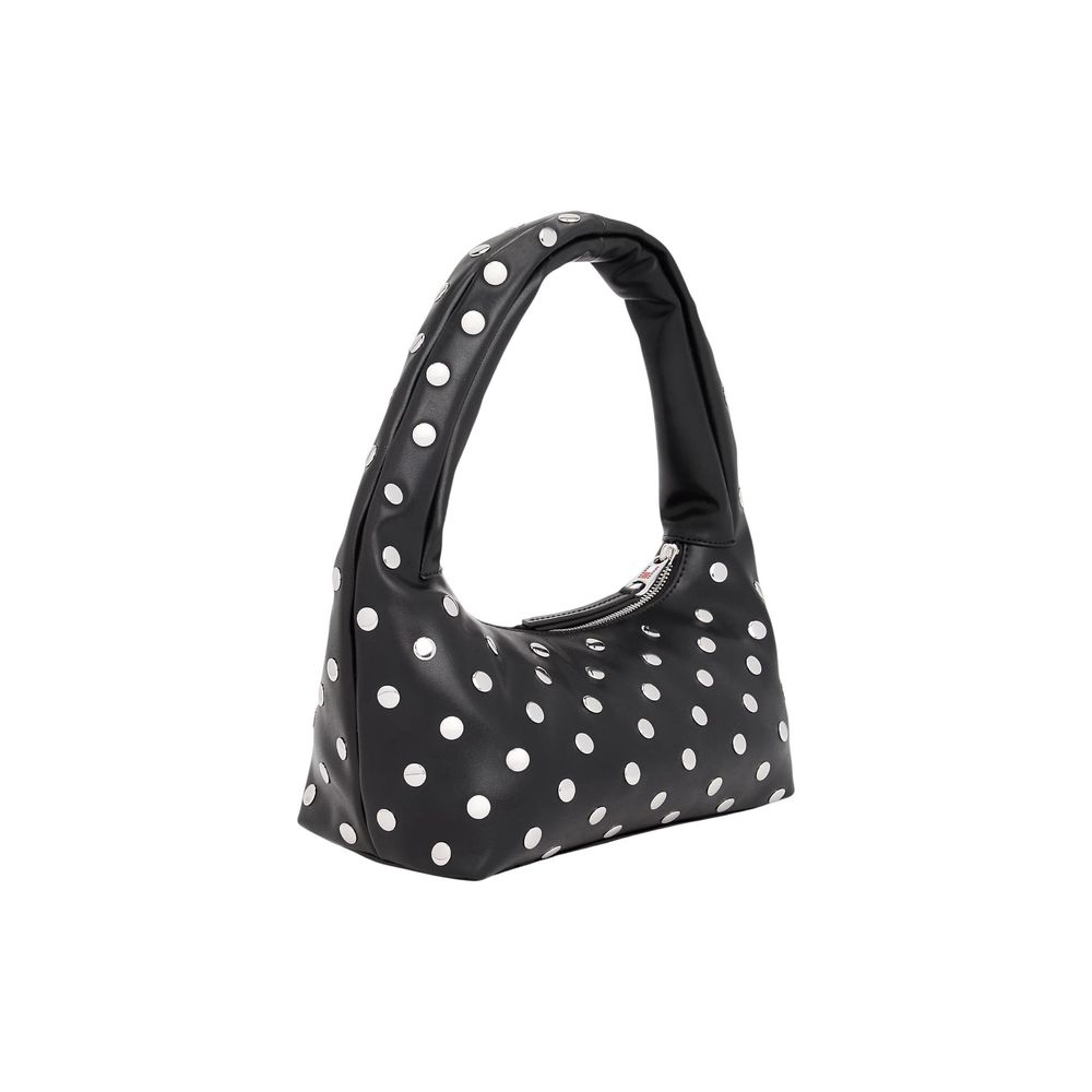 Tommy Hilfiger Jeans Black Polyurethane Shoulder Bag
