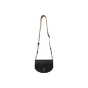 Alviero Martini Prima Classe Black Leather Small Shoulder Bag