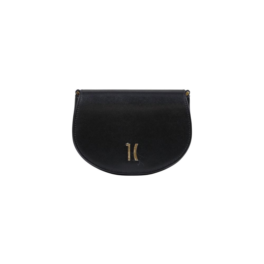 Alviero Martini Prima Classe Black Leather Small Shoulder Bag